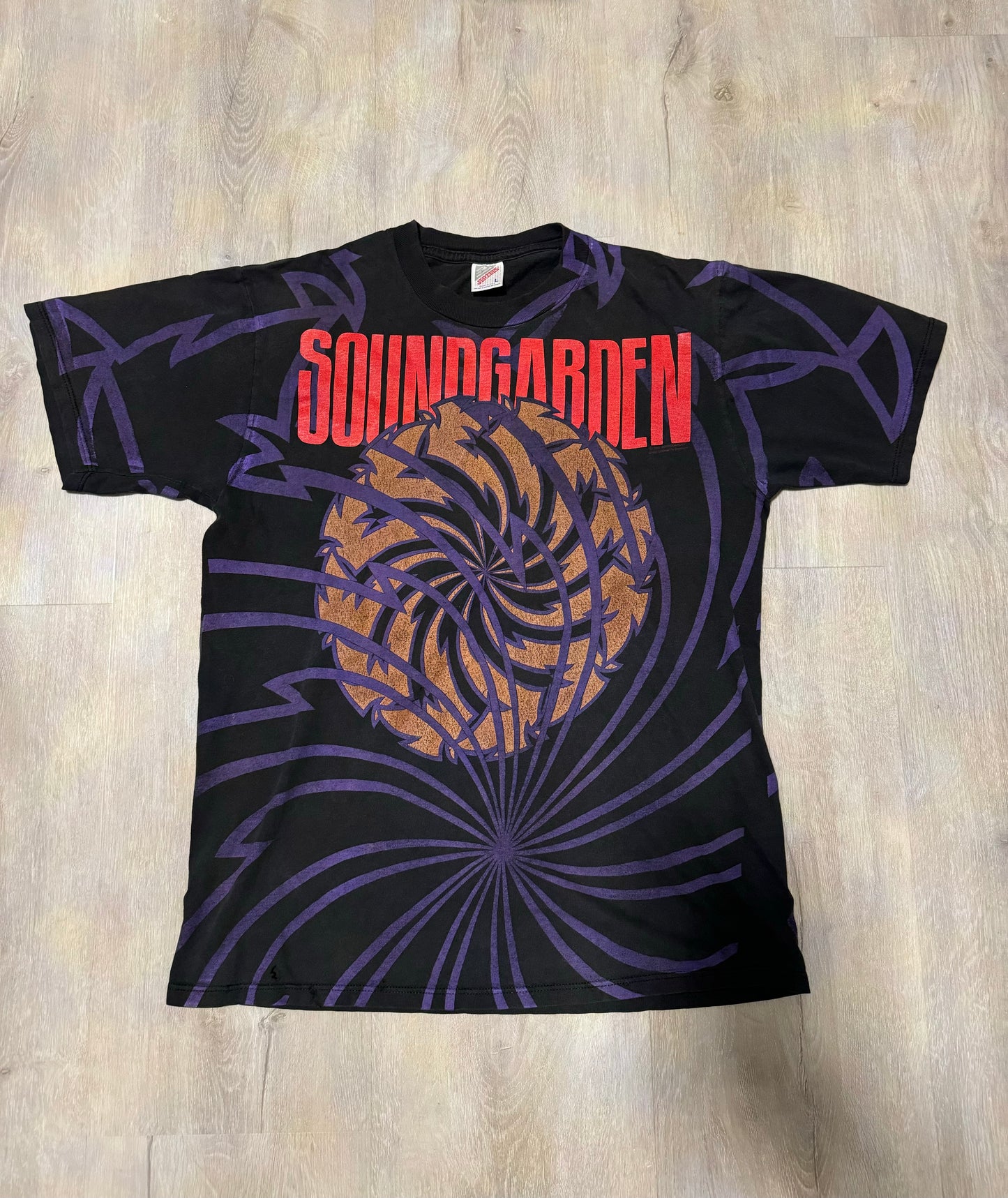 Vintage Soundgarden BadMotorFinger All Over Print 1992 shirt