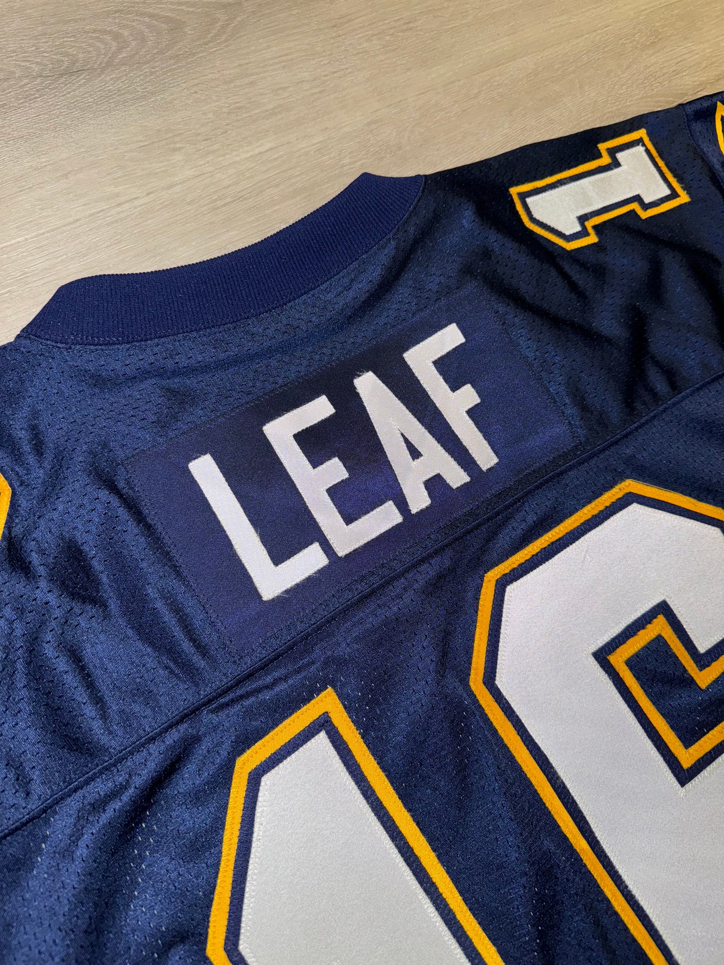 Vintage Ryan Leaf San Diego Chargers Authentic Starter Pro Cut Jersey