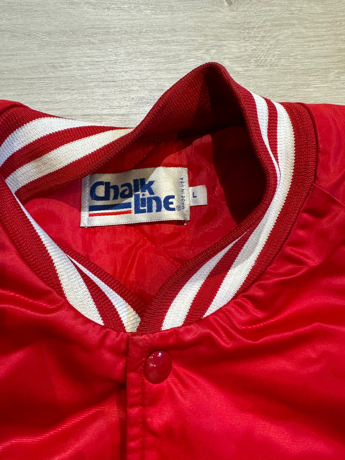 Vintage Philadelphia 76ers Chalk Line Spell Out Jacket