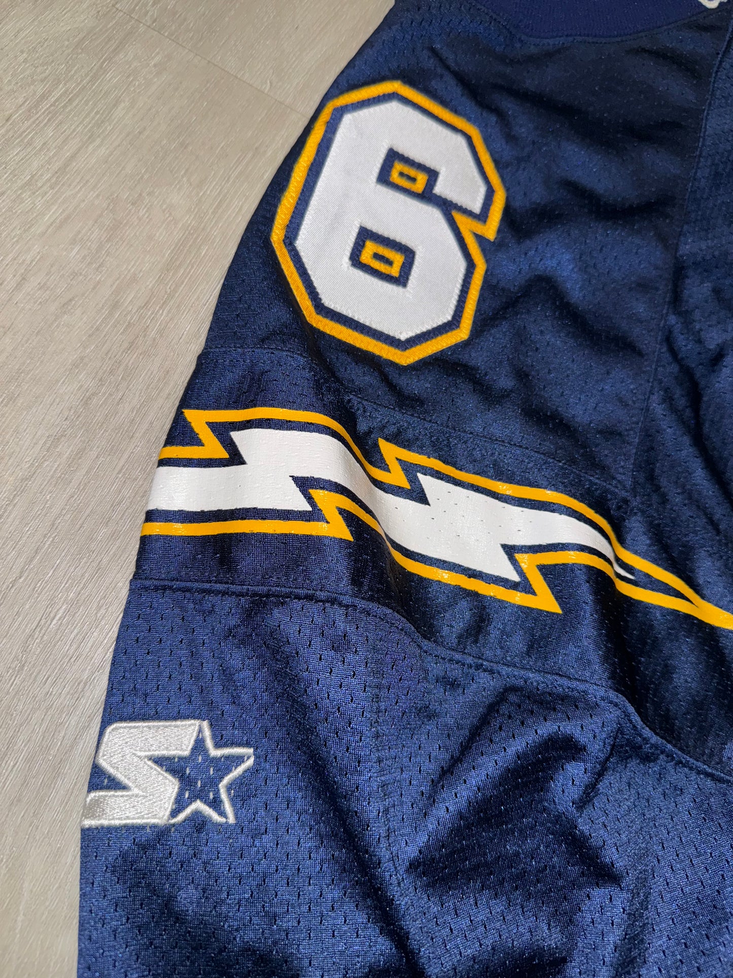 Vintage Ryan Leaf San Diego Chargers Authentic Starter Pro Cut Jersey