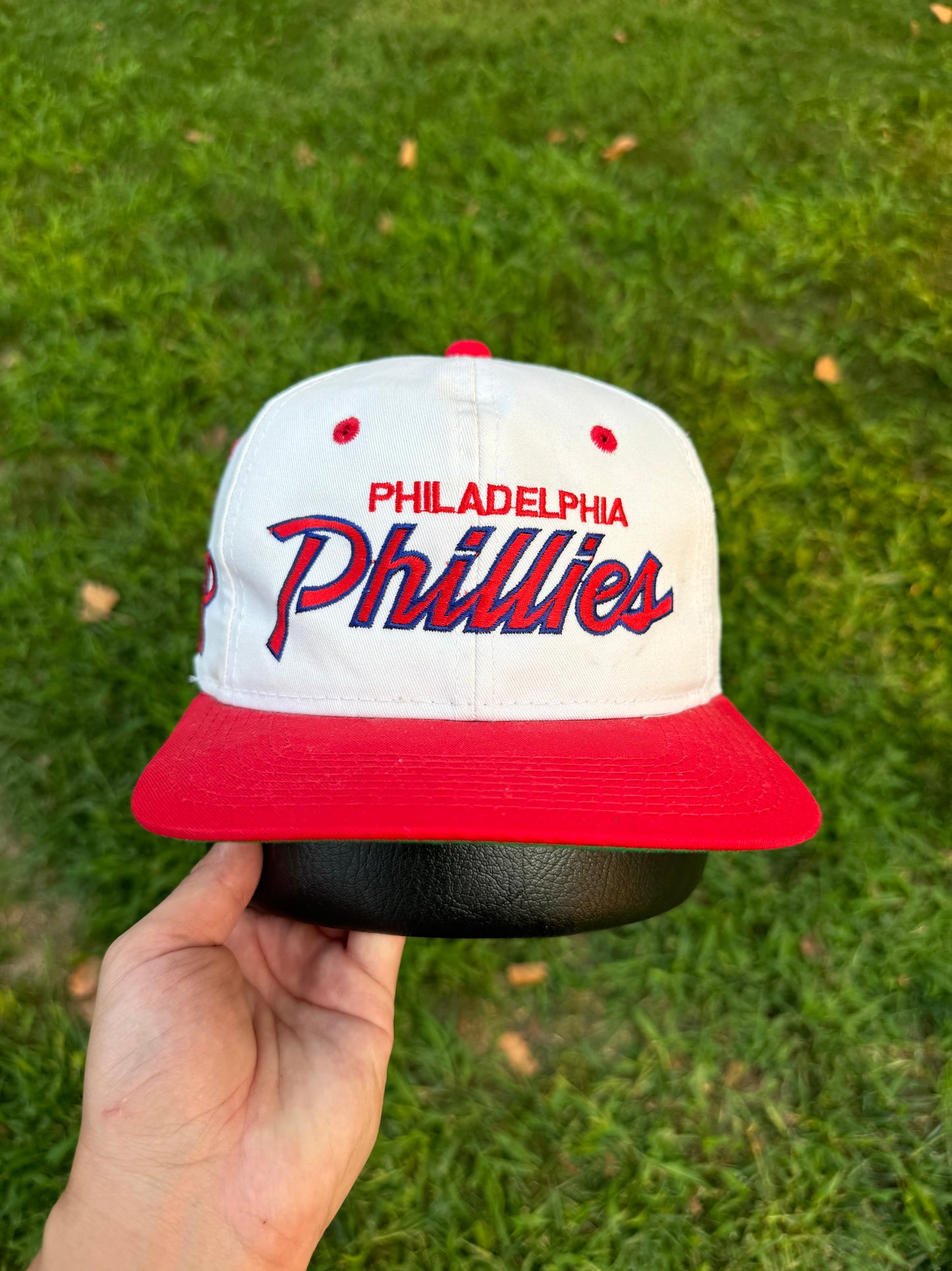 Vintage Philadelphia Phillies Sports Specialties script hat