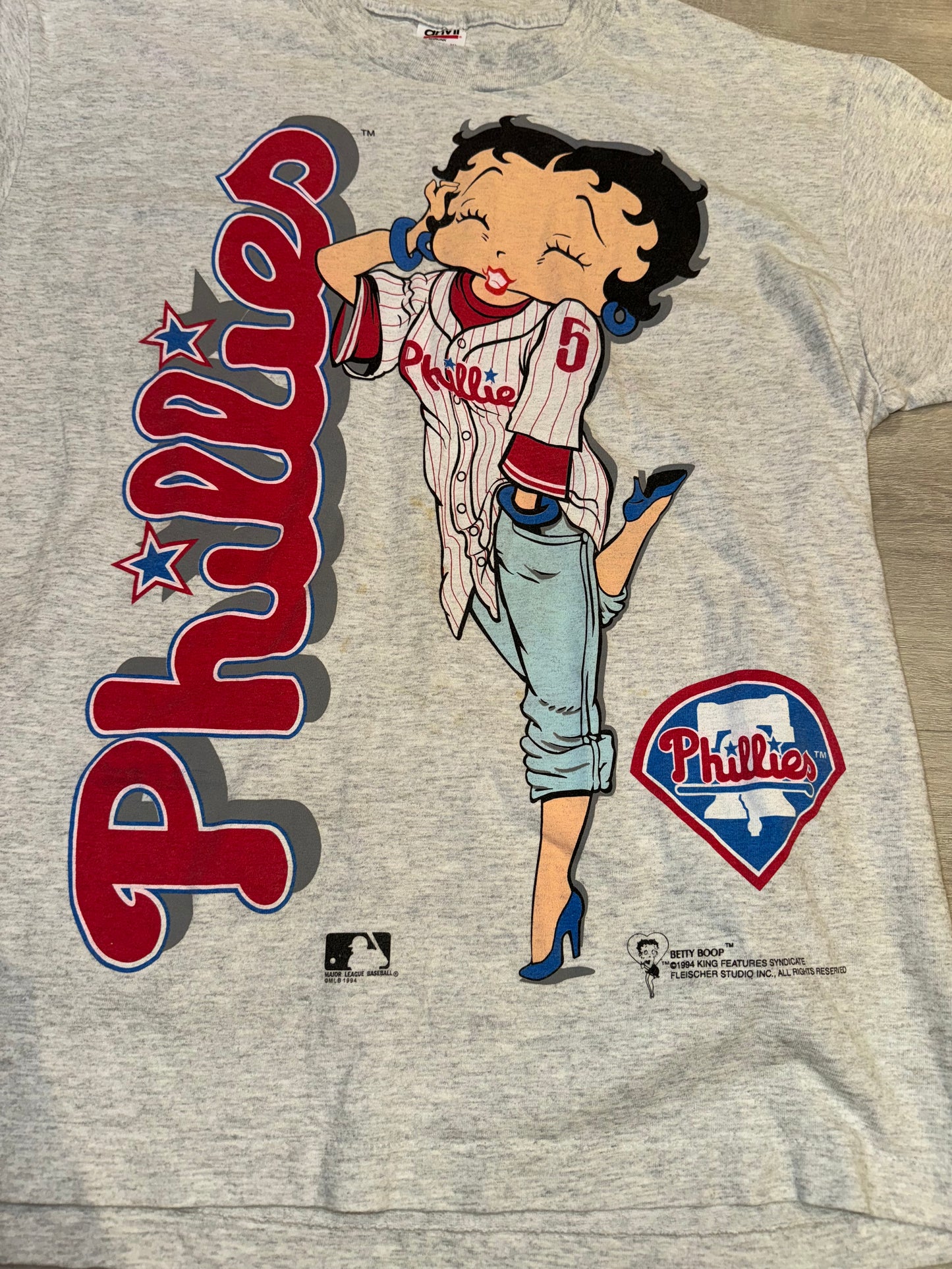 Vintage Philadelphia Phillies Betty Boop Shirt