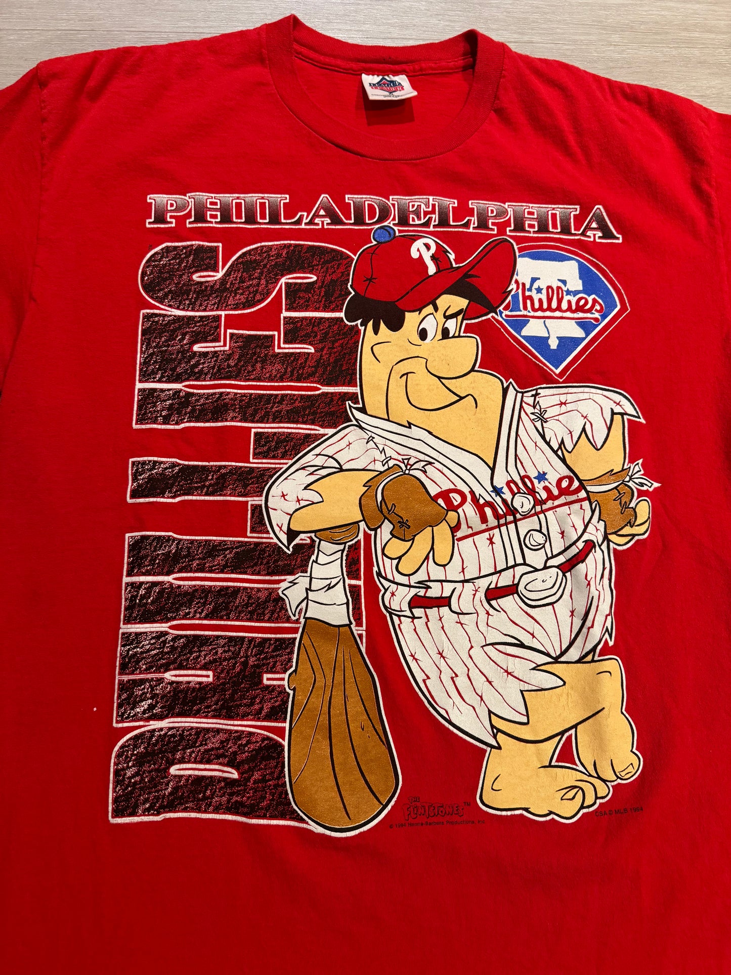 Vintage Philadelphia Phillies Flintstones shirt