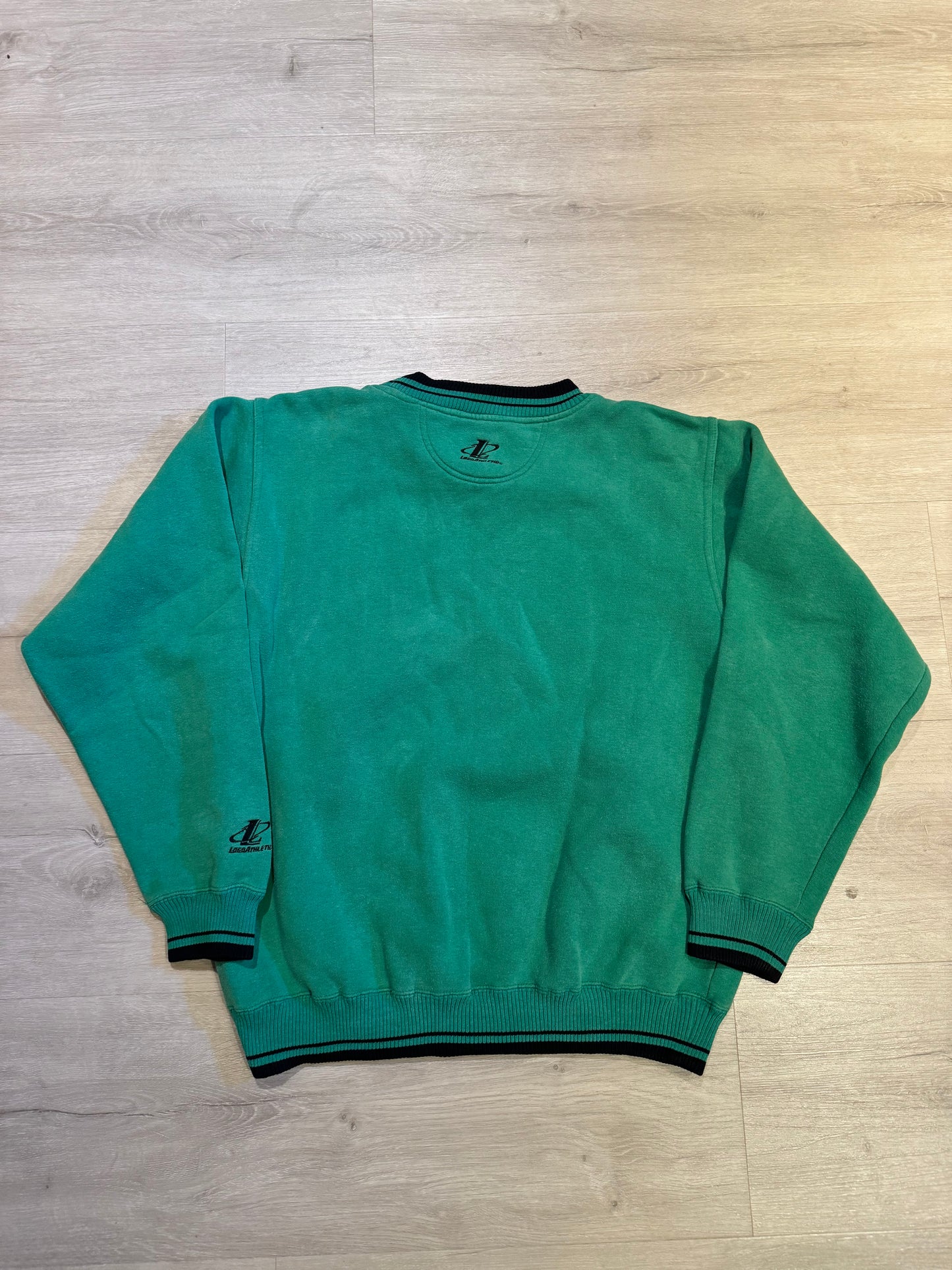 Philadelphia Eagles Vintage Logo Atheltic Kelly Green Crewneck