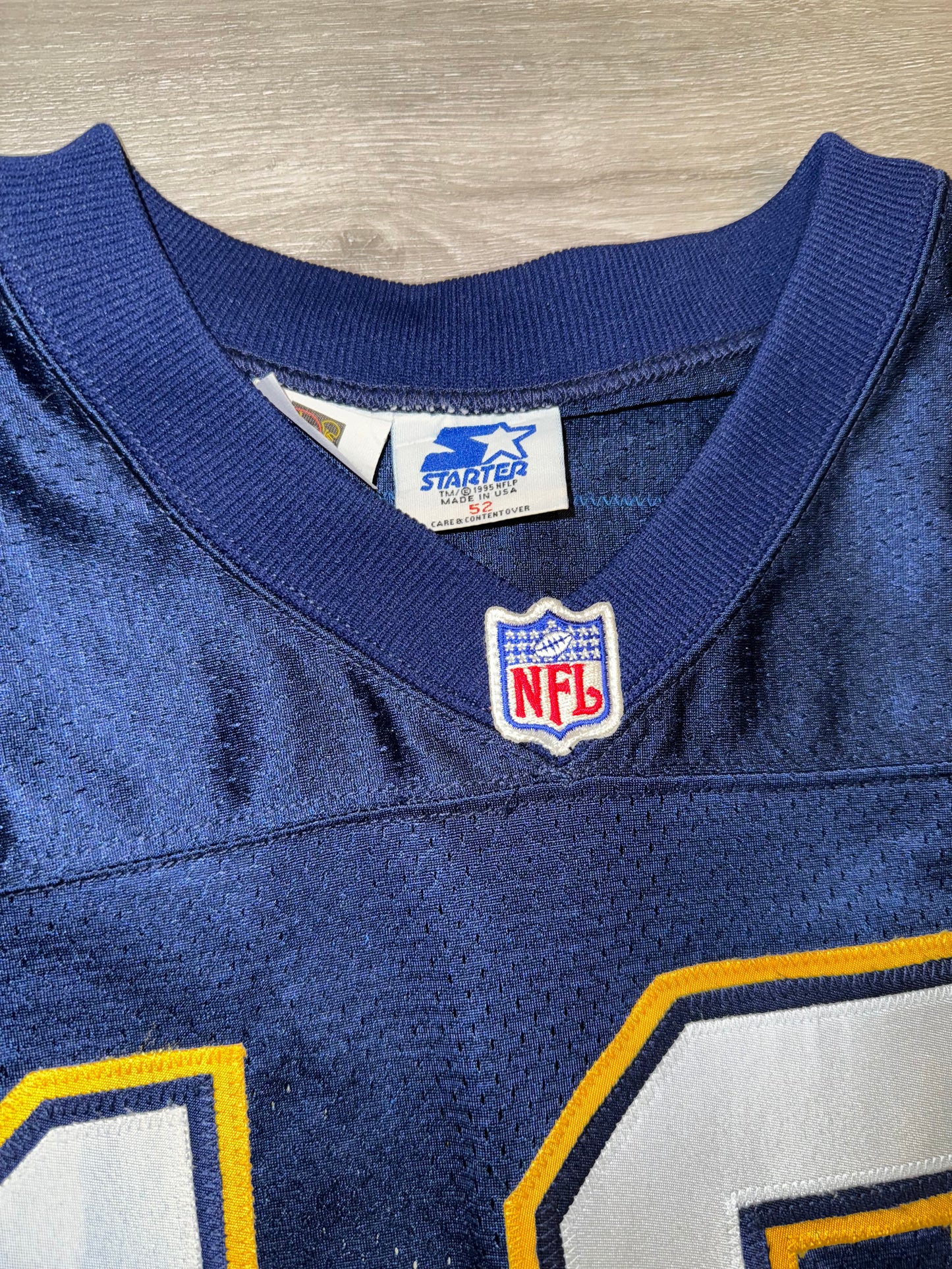 Vintage Ryan Leaf San Diego Chargers Authentic Starter Pro Cut Jersey