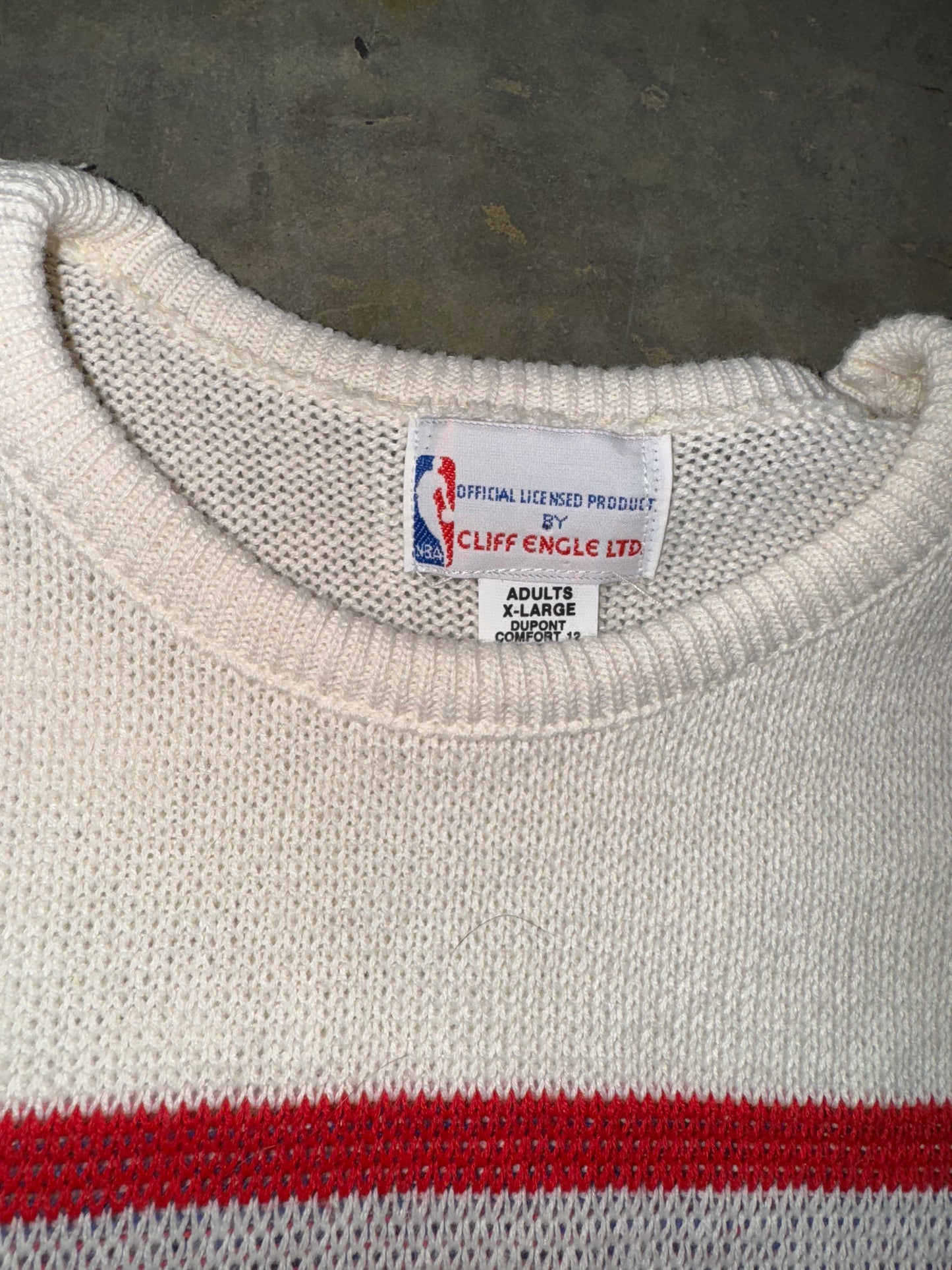 Vintage Philadelphia 76ers Cliff Engle Crewneck