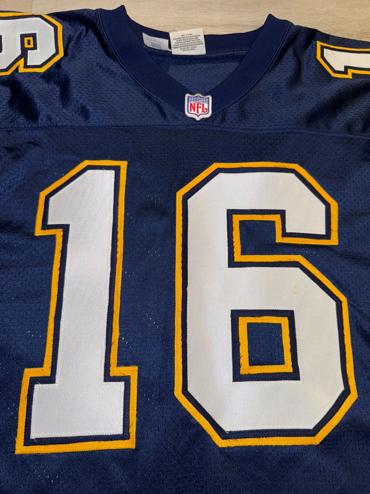 Vintage Ryan Leaf San Diego Chargers Authentic Starter Pro Cut Jersey