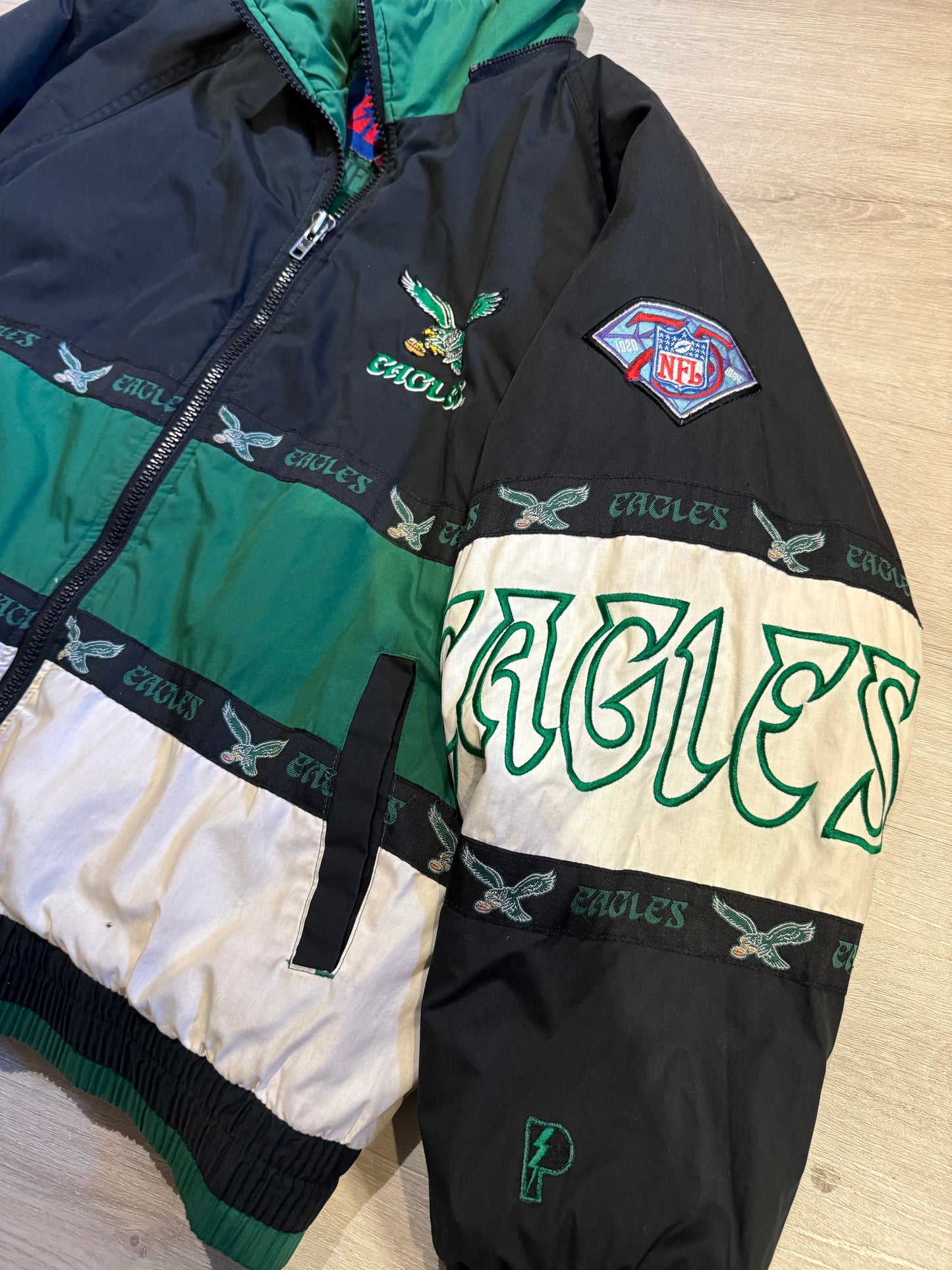 Philadelphia Eagles Vintage 75th Anniversary Vintage Jacket