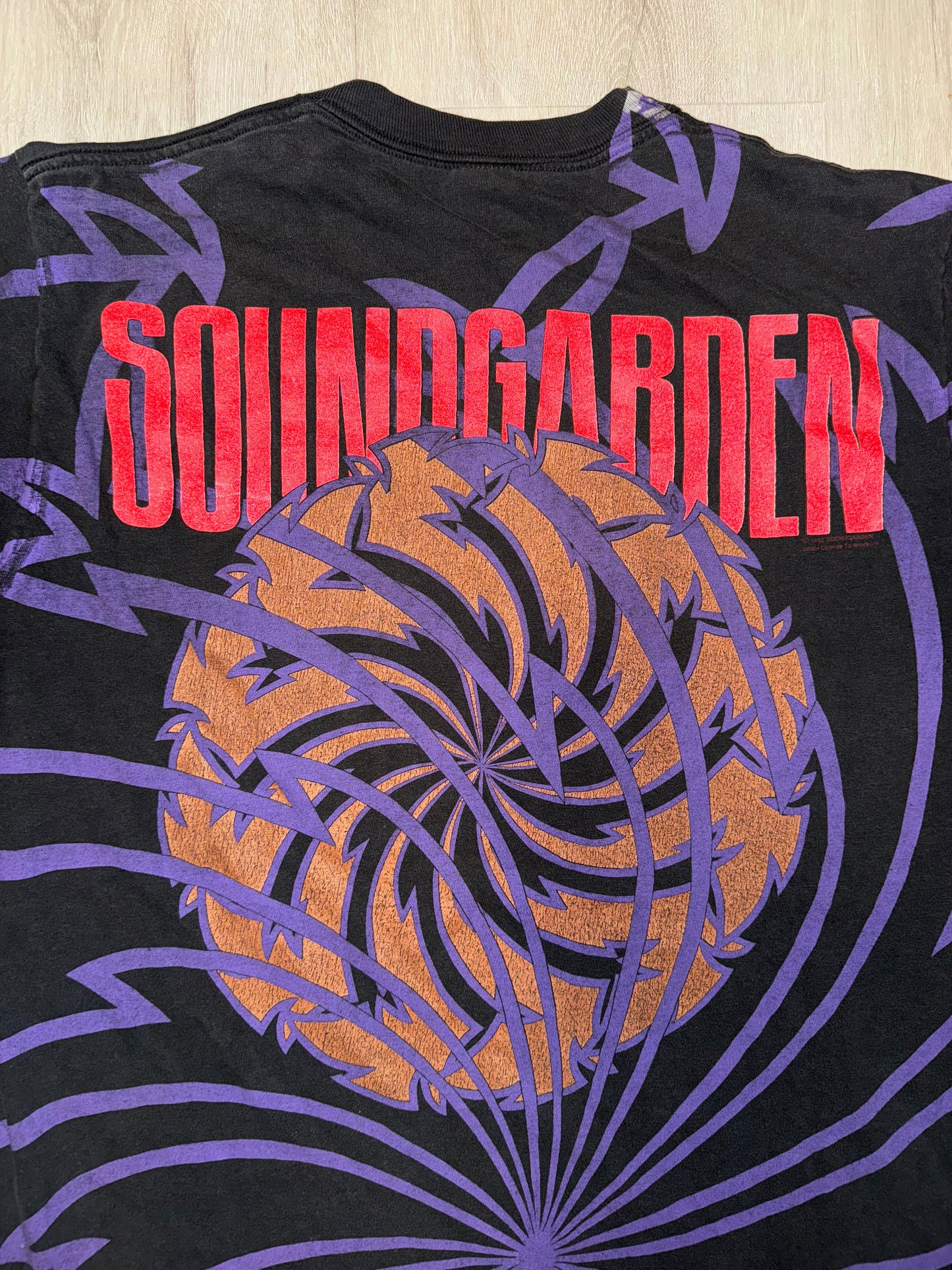 Vintage Soundgarden BadMotorFinger All Over Print 1992 shirt