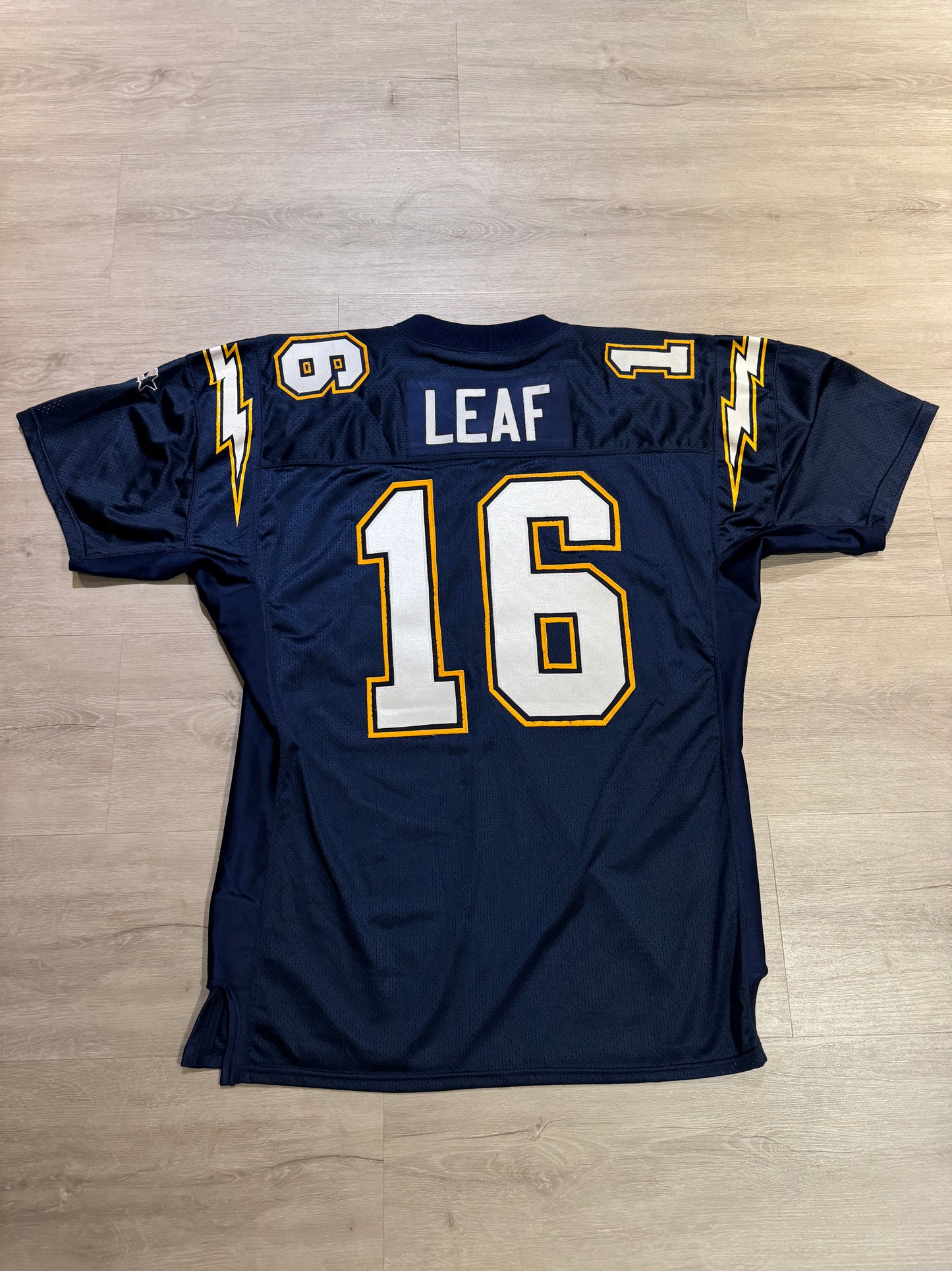 Vintage Ryan Leaf San Diego Chargers Authentic Starter Pro Cut Jersey