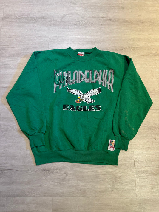 Philadelphia Eagles Vintage Nutmeg Crewneck