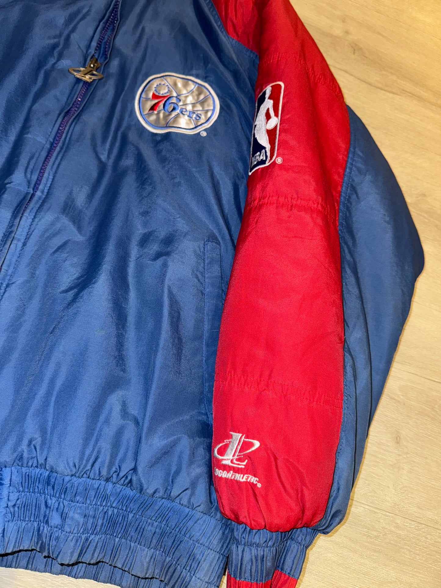 Vintage Philadelphia 76ers Logo Athletic Jacket