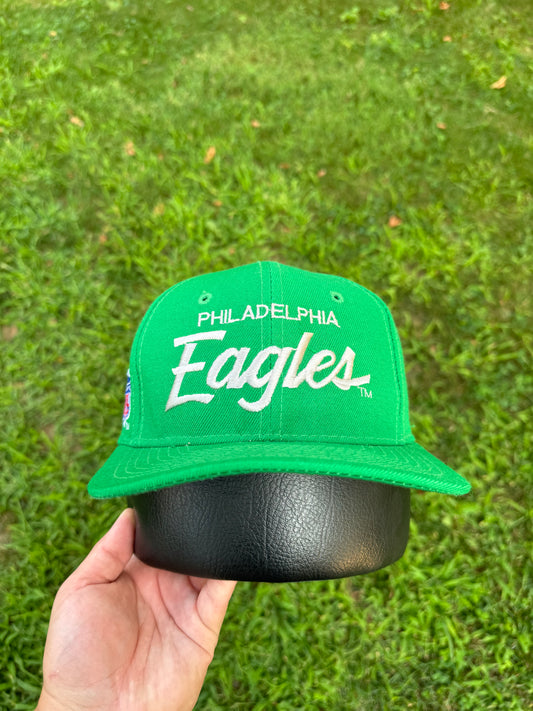 Vintage Philadelphia Eagles Sports Specialties single line script hat