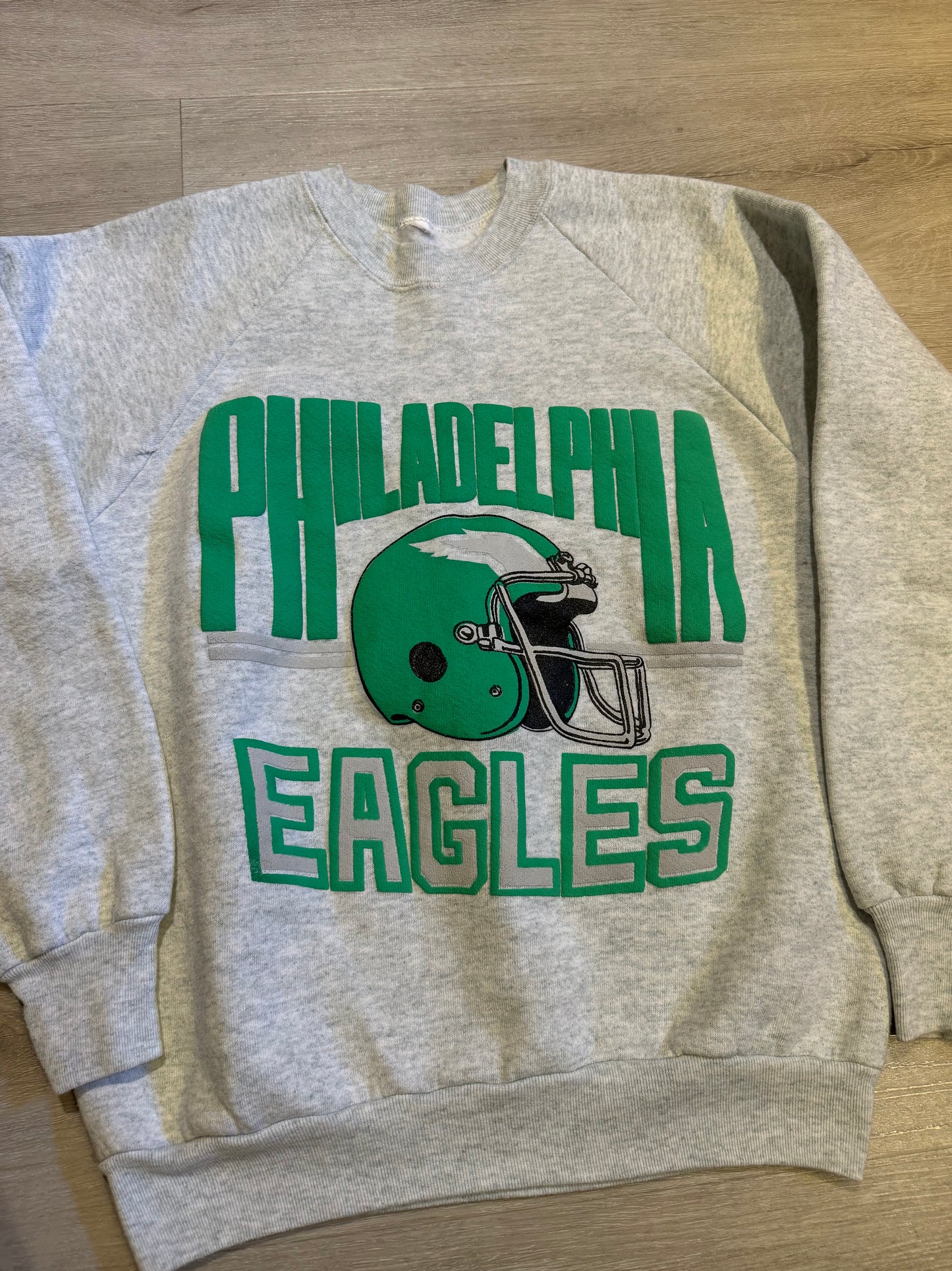 Philadelphia Eagles Vintage Gray Crewneck