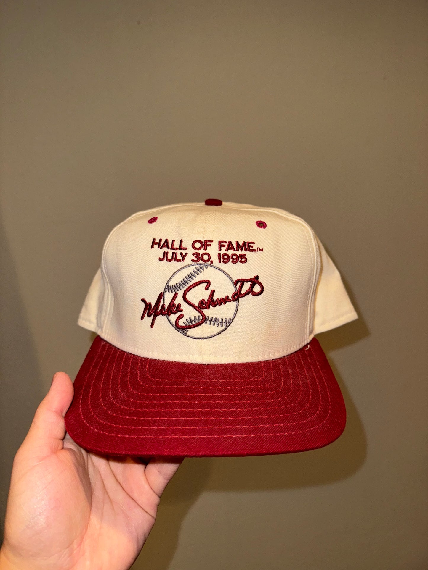 Phillies Schmidt HOF Hat #1014