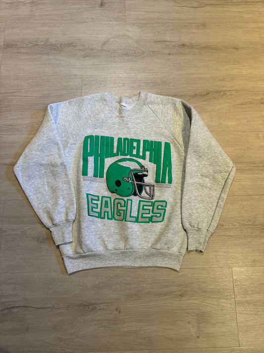 Philadelphia Eagles Vintage Gray Crewneck