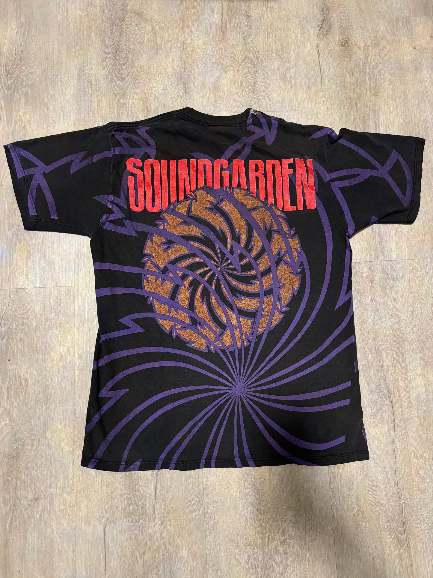 Vintage Soundgarden BadMotorFinger All Over Print 1992 shirt