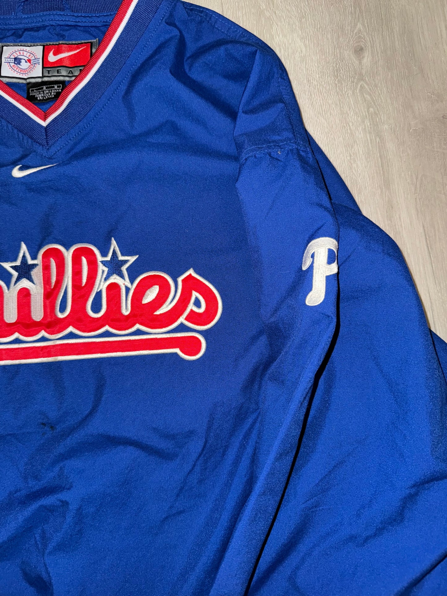 Phillies Nike Windbreaker Pullover #1015 (L)