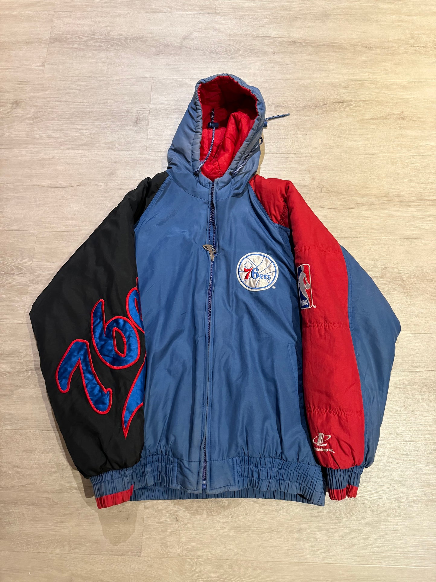 Vintage Philadelphia 76ers Logo Athletic Jacket