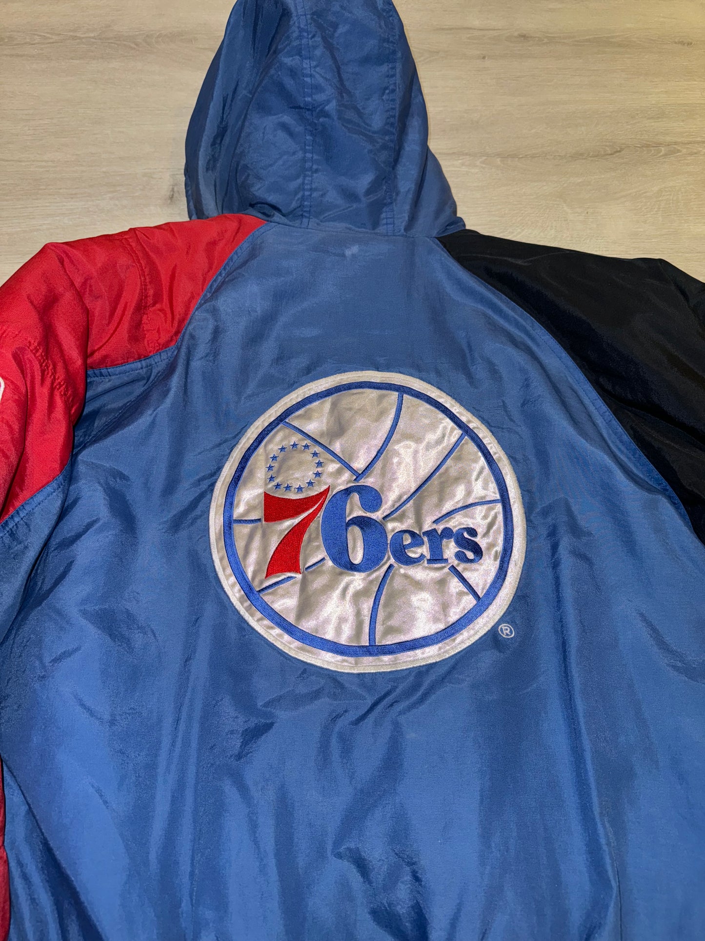 Vintage Philadelphia 76ers Logo Athletic Jacket