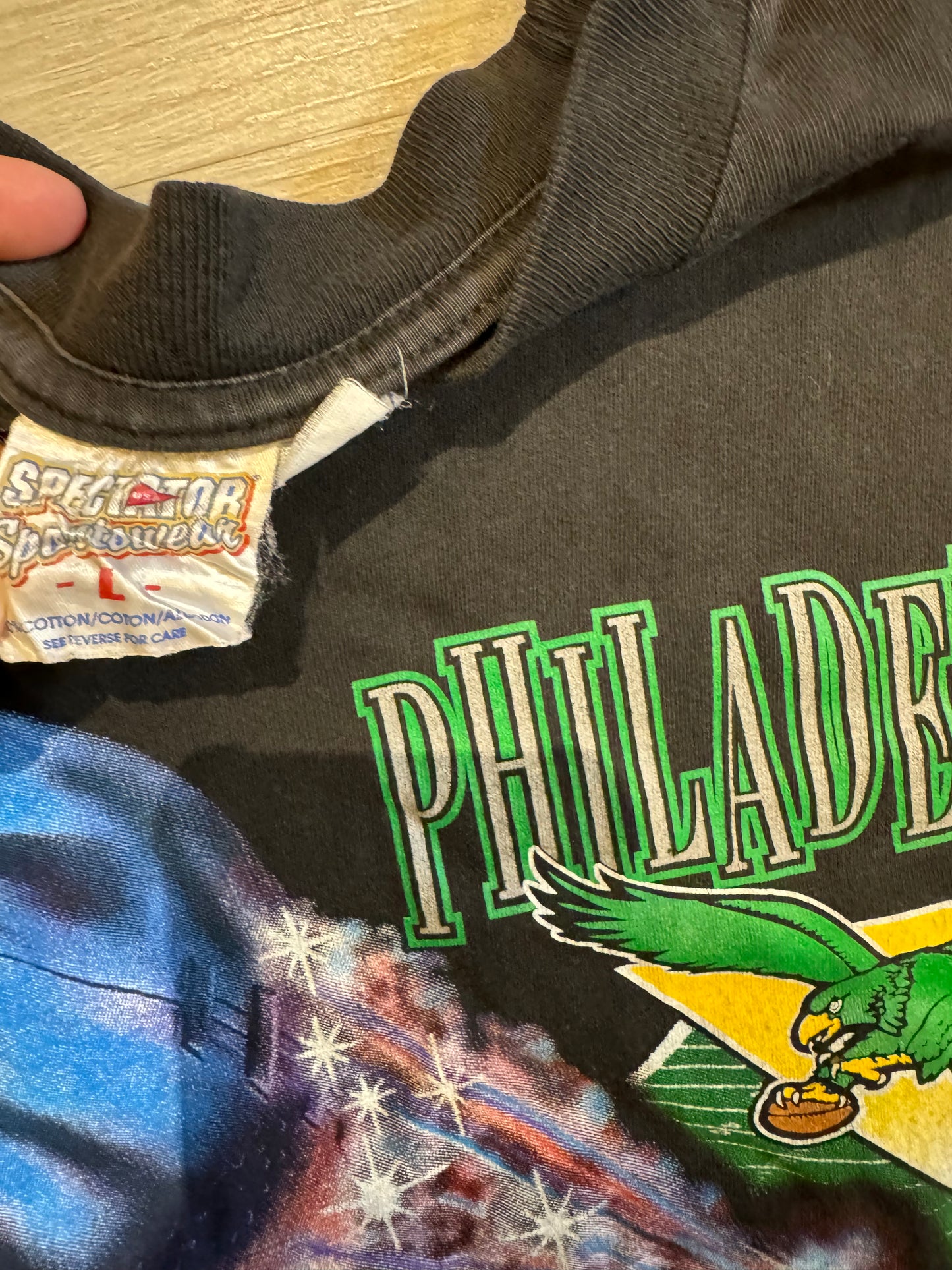 Vintage Philadelphia Eagles Outer Space shirt