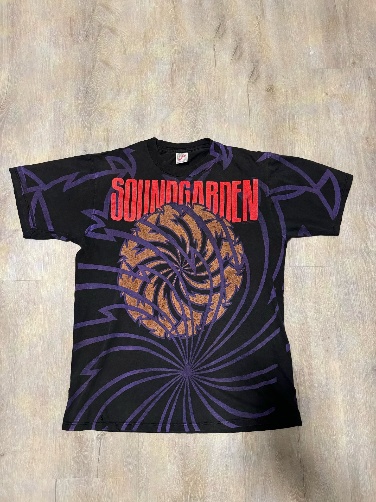 Vintage Soundgarden BadMotorFinger All Over Print 1992 shirt