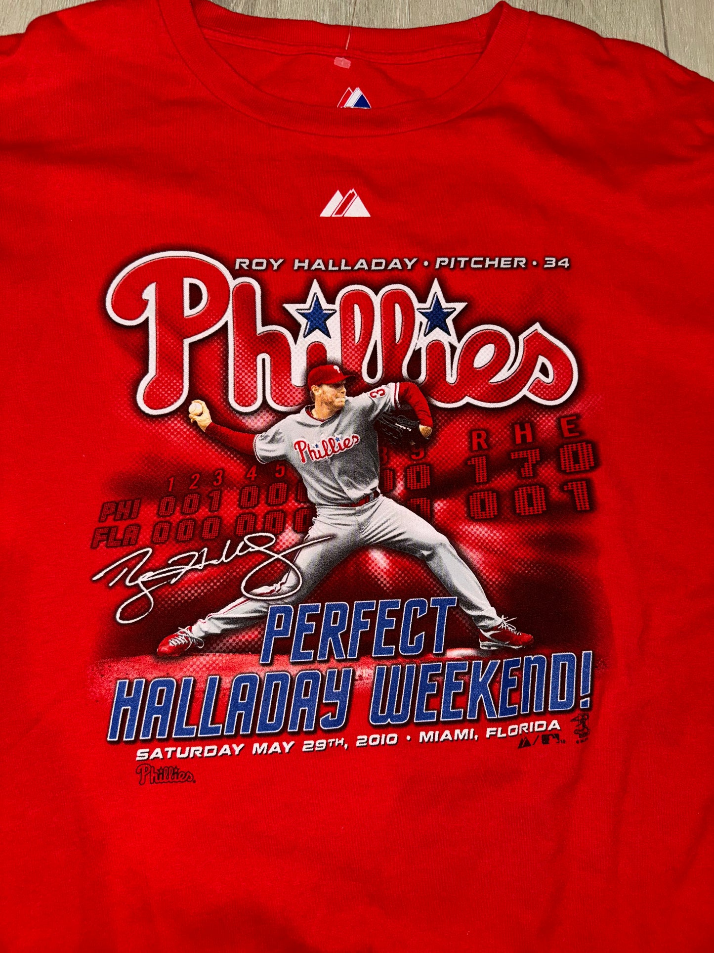 Phillies Roy Halladay shirt #1052 (2X)