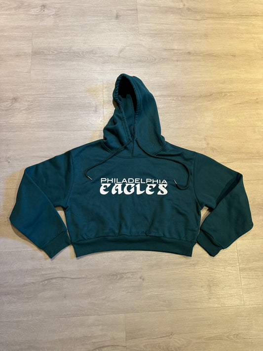 Philadelphia Eagles cut off hoodie