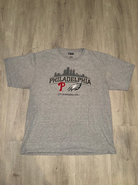 Phillies x Eagles Breast Cancer shirt #1034 (XL)