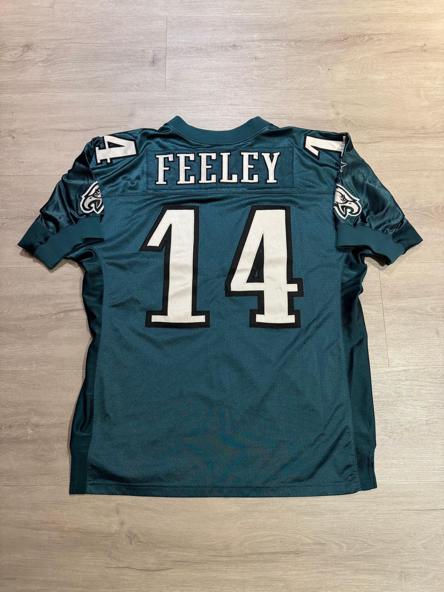 Vintage Philadelphia Eagles AJ Feeley Authentic Starter pro cut Jersey