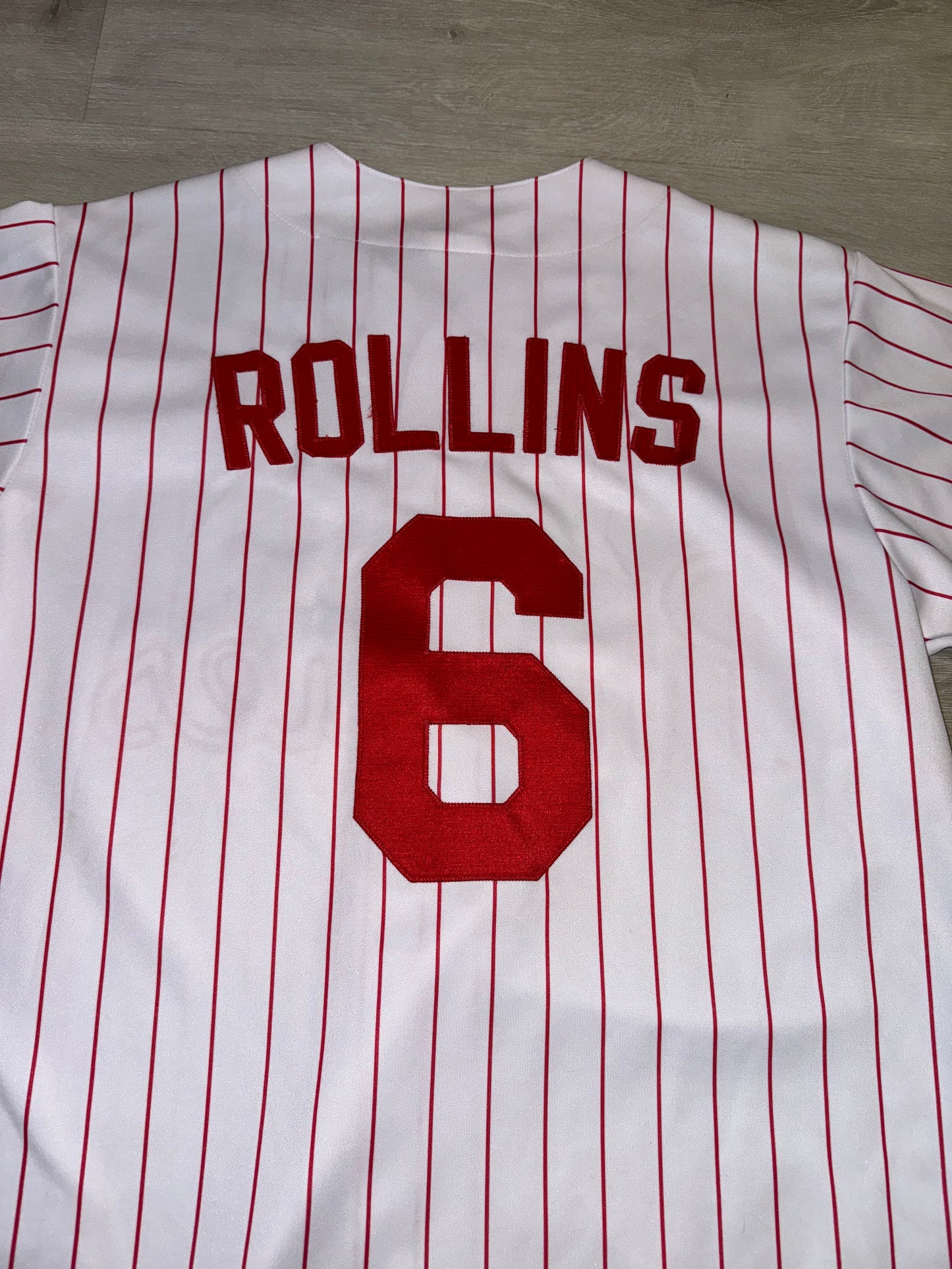 Vintage Philadelphia Phillies Jimmy Rollins Authentic Rookie Jersey