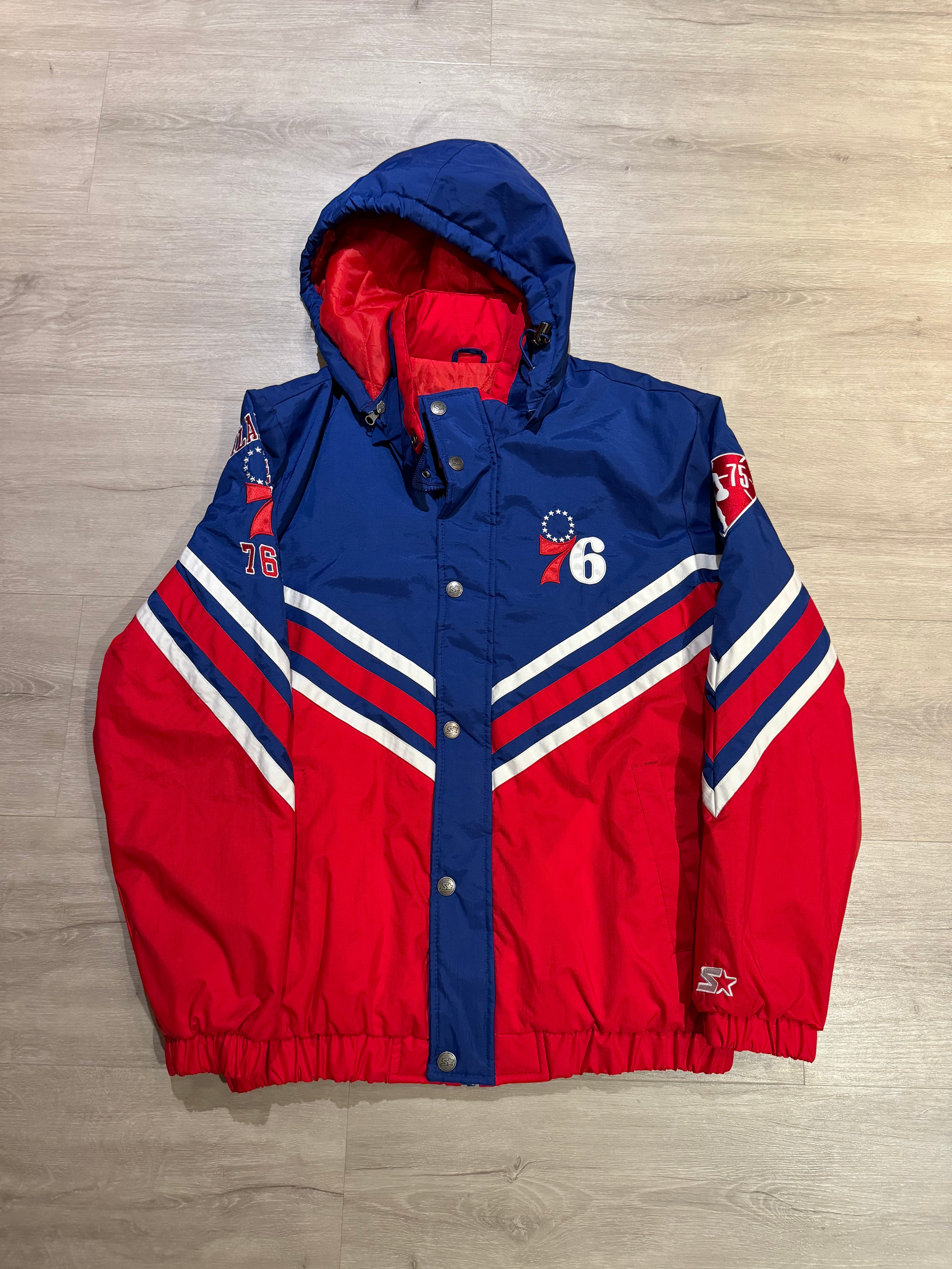 Philadelphia 76ers Starter Jacket Vintage Philly Sports