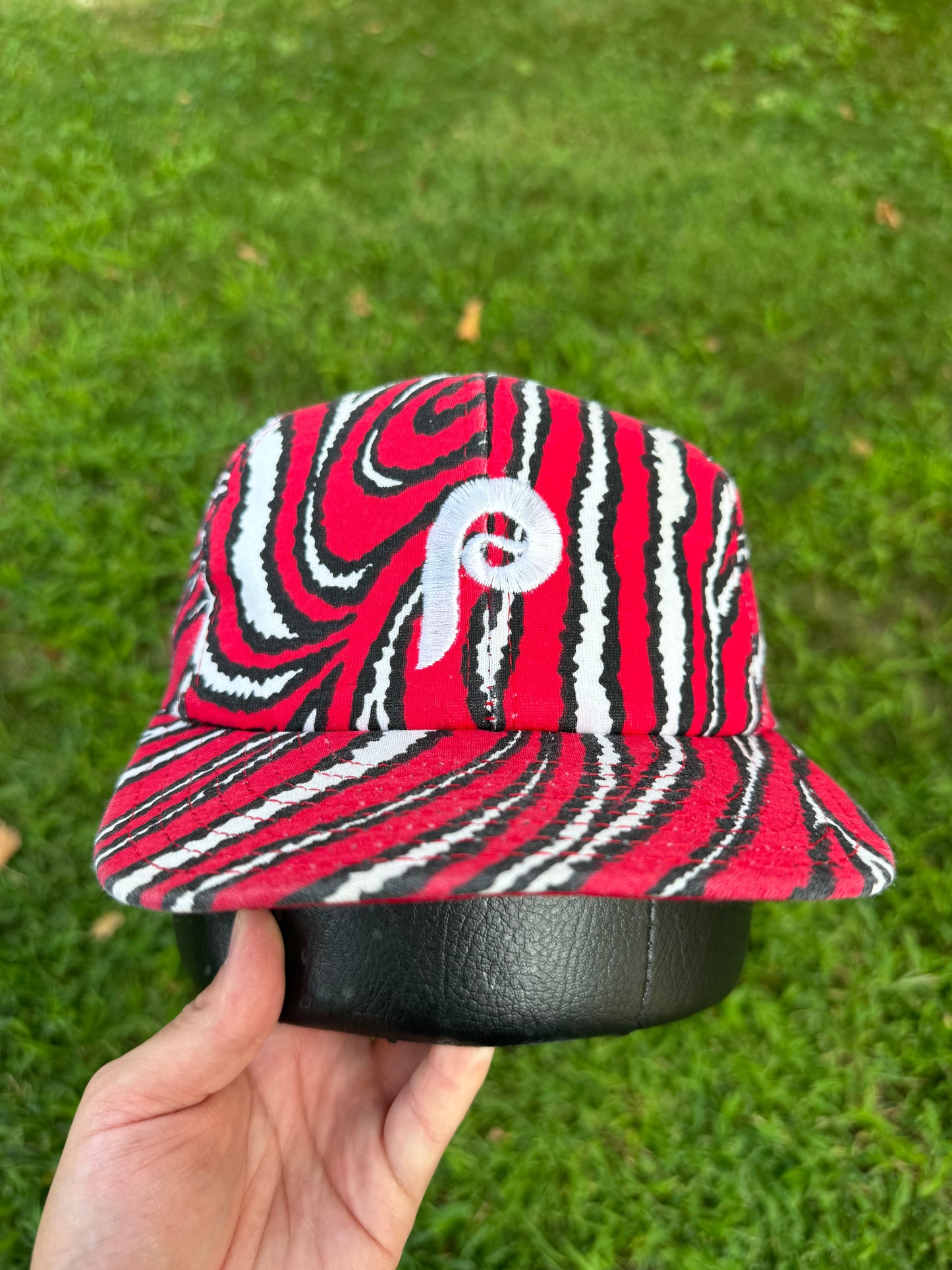 Vintage Philadelphia Phillies Zubaz all over hat