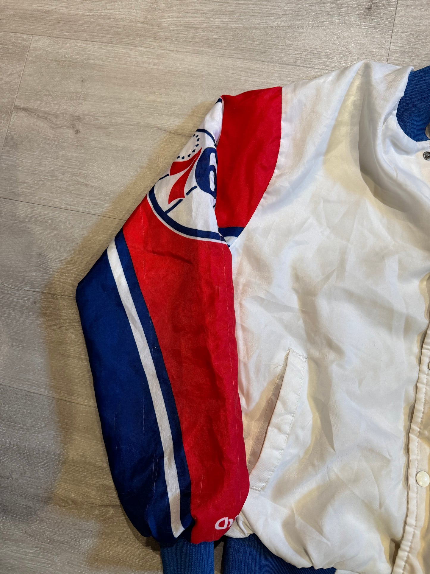 Vintage Philadelphia 76ers Charles Barkley Chalk Line ‘Fanimation’ Jacket