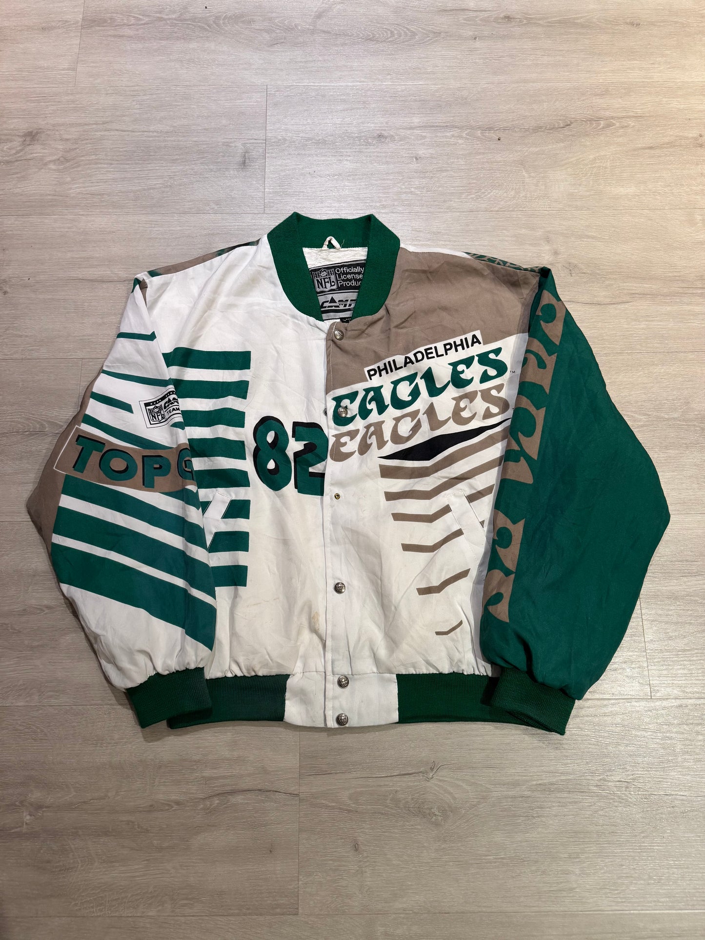 Vintage Philadelphia Eagles Campri Top Game Jacket