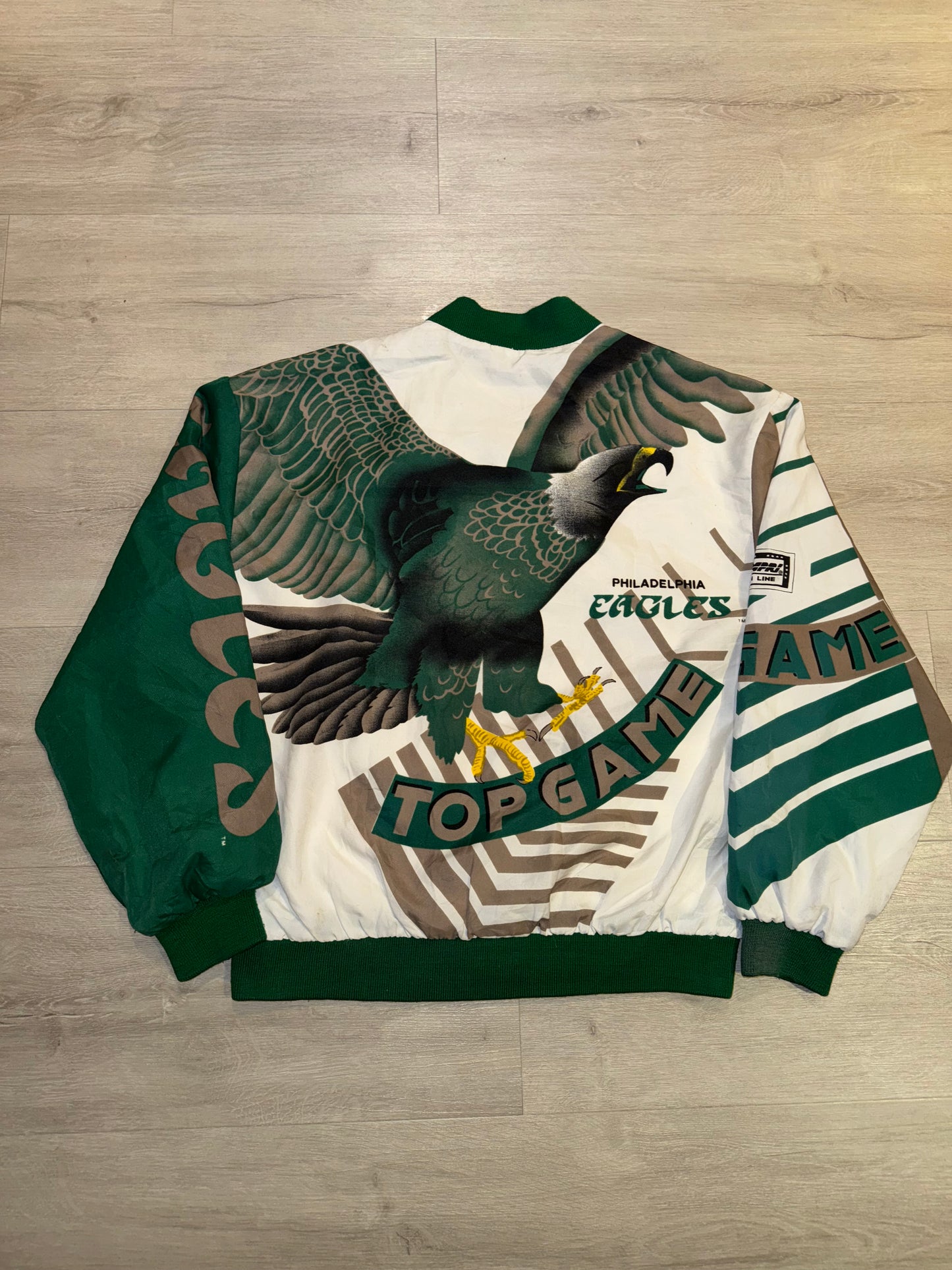 Vintage Philadelphia Eagles Campri Top Game Jacket