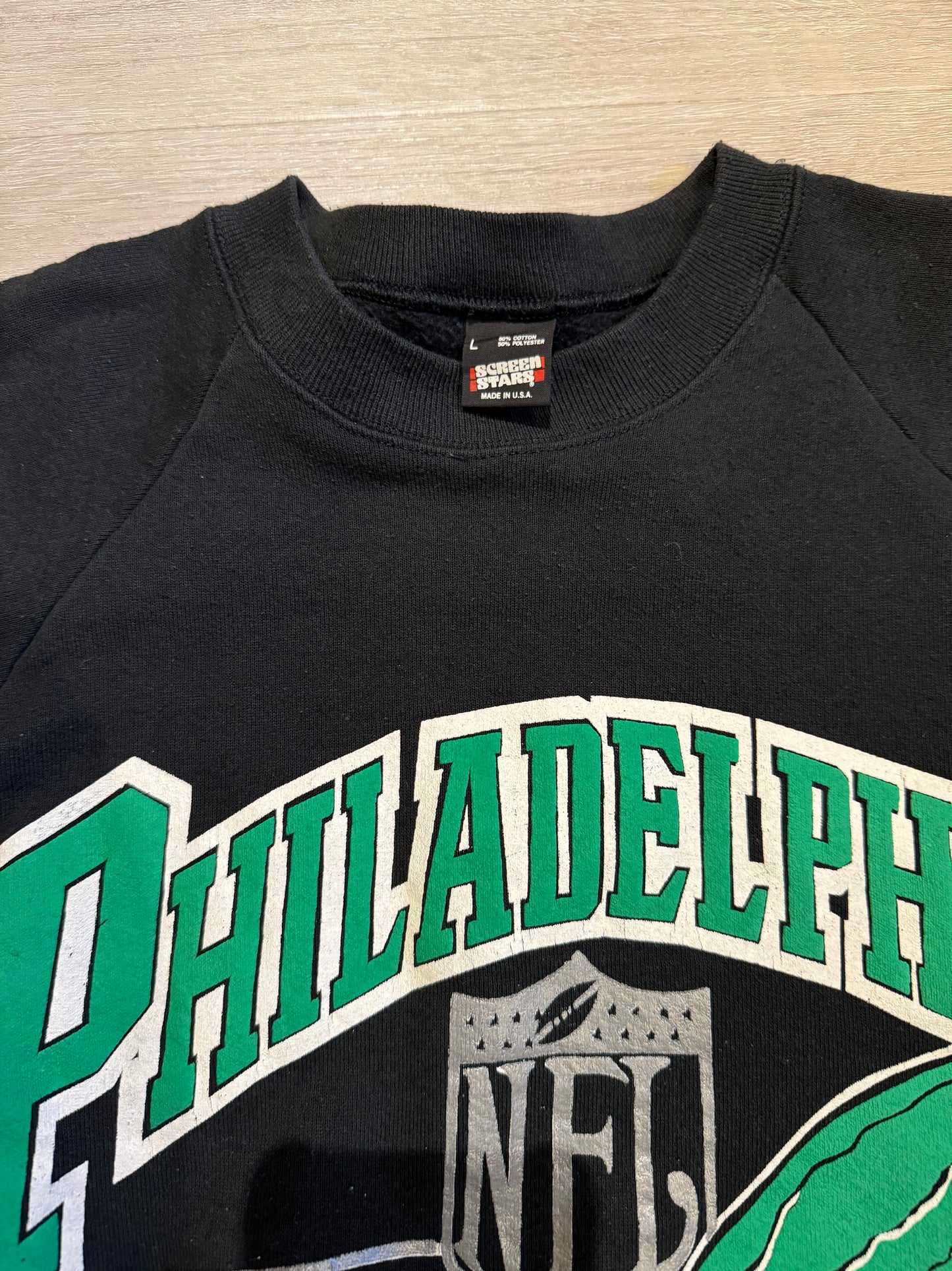 Philadelphia Eagles Vintage Screen Stars Crewneck