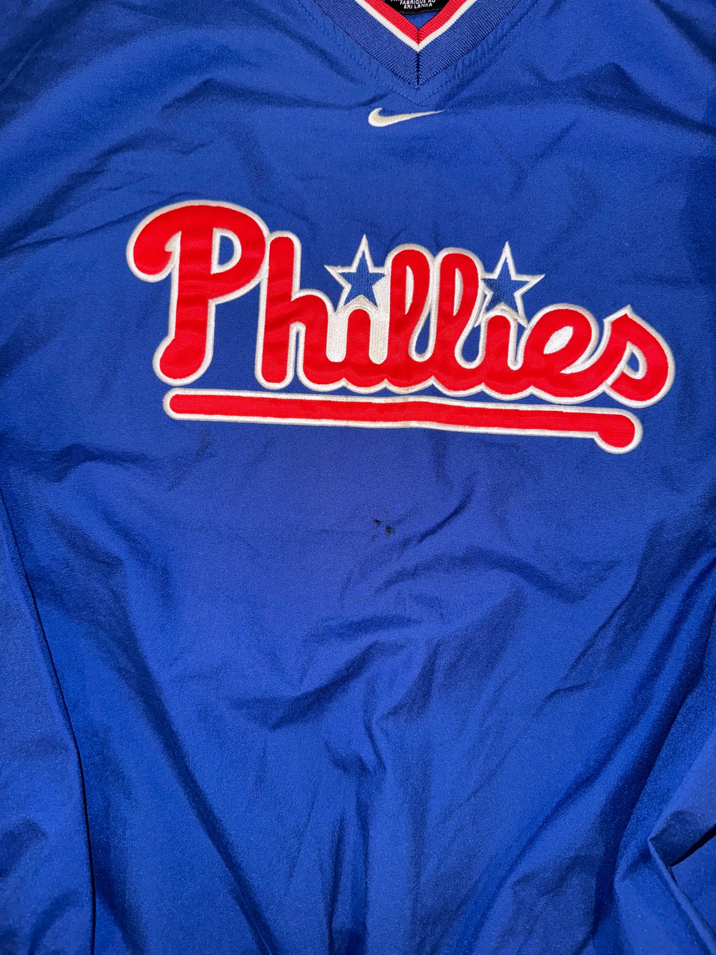 Phillies Nike Windbreaker Pullover #1015 (L)