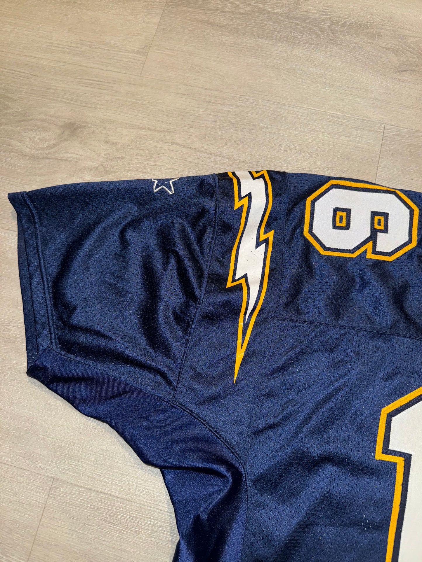 Vintage Ryan Leaf San Diego Chargers Authentic Starter Pro Cut Jersey