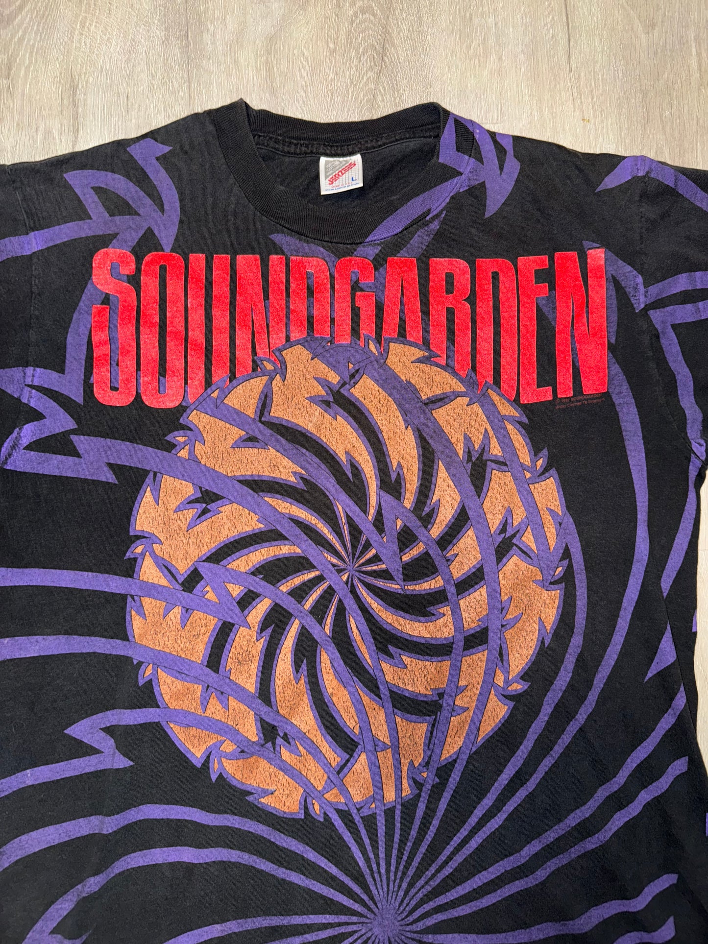 Vintage Soundgarden BadMotorFinger All Over Print 1992 shirt