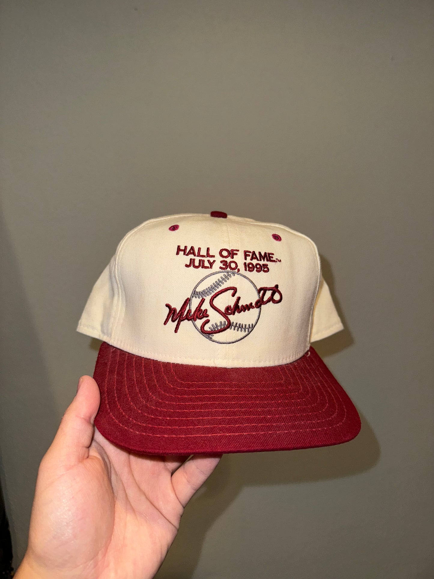 Phillies Schmidt HOF Hat #1014