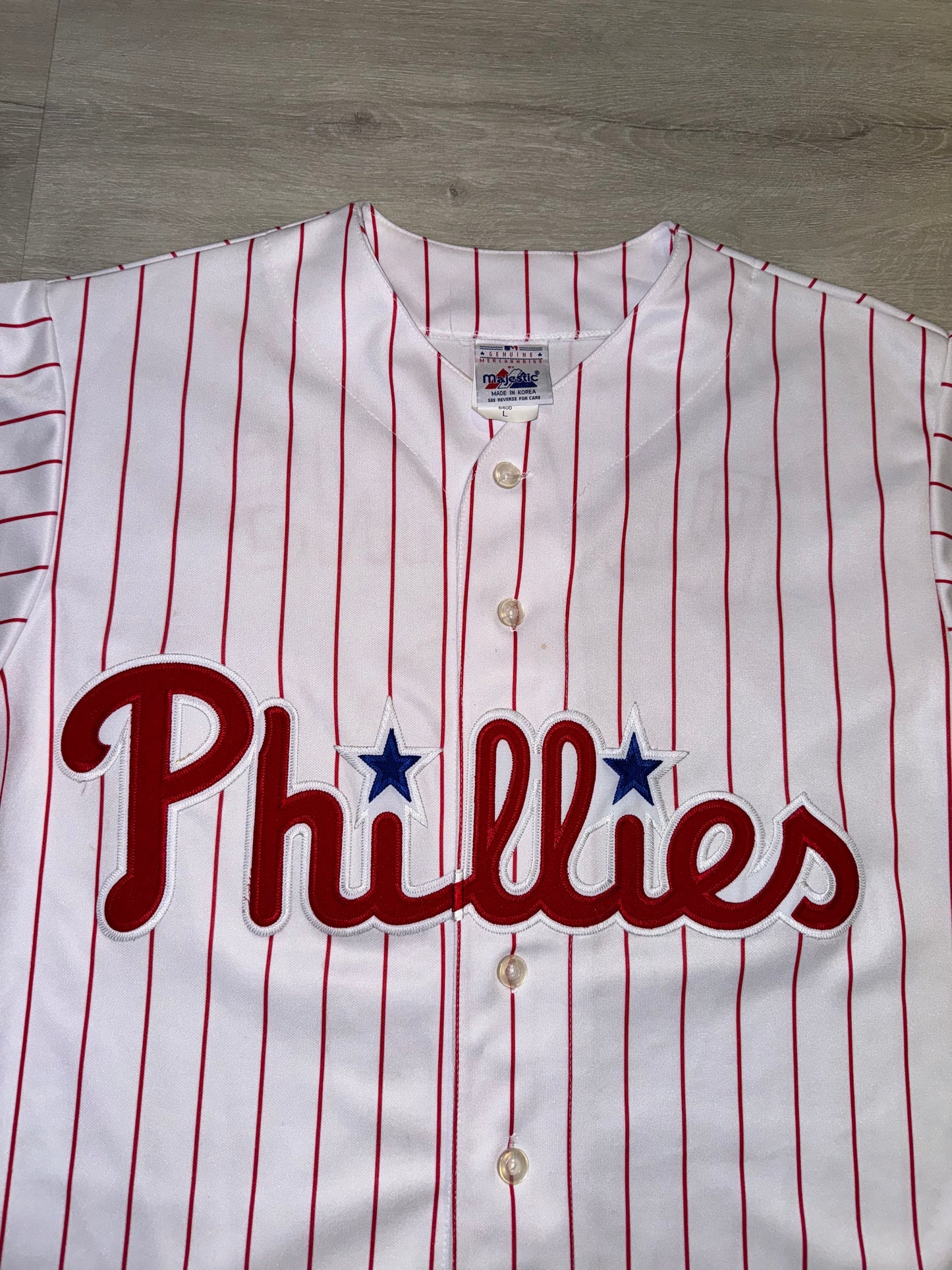 Vintage Philadelphia Phillies Jimmy Rollins Authentic Rookie Jersey