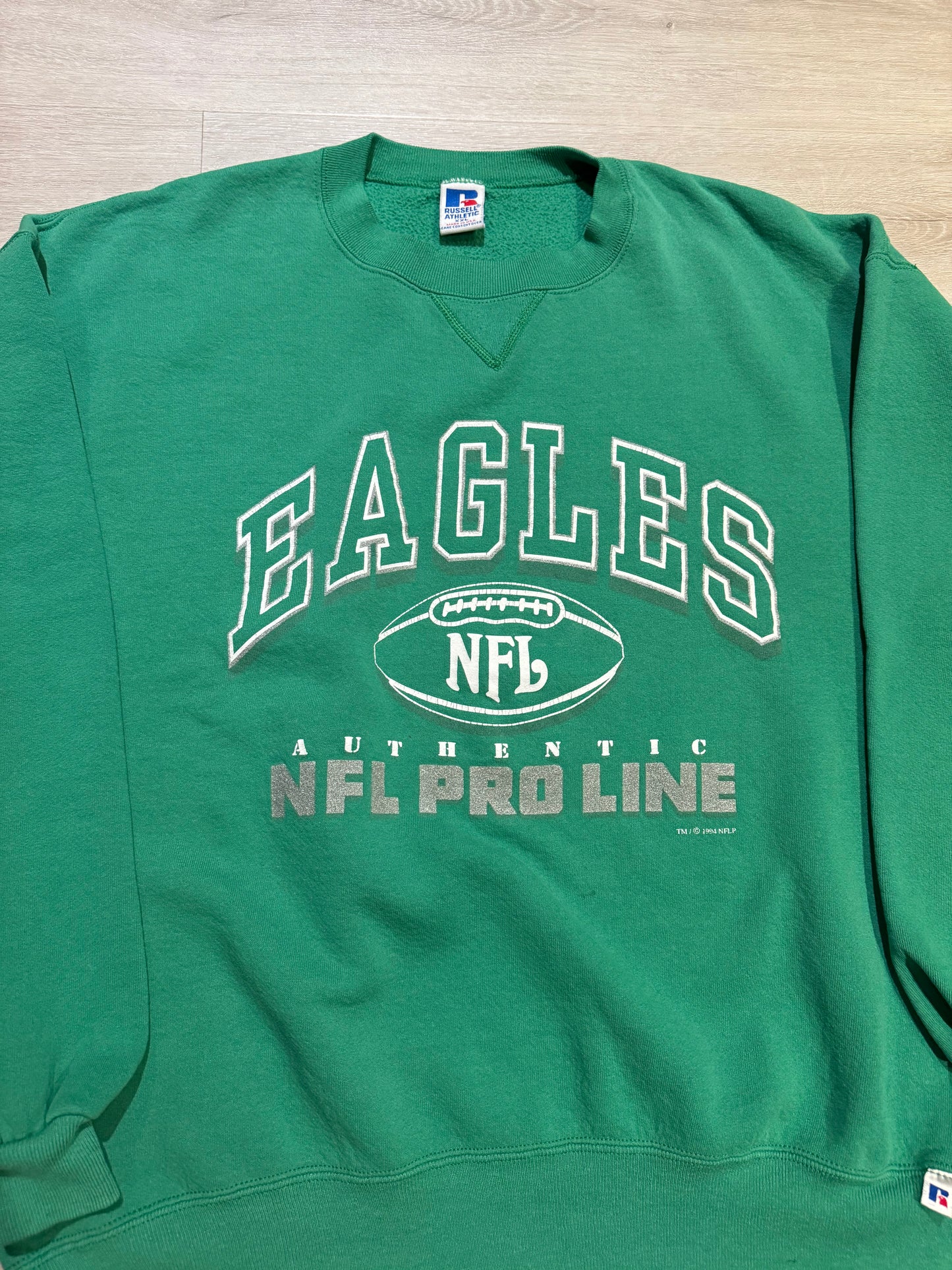 Philadelphia Eagles Russell NFL Pro Line vintage crewneck