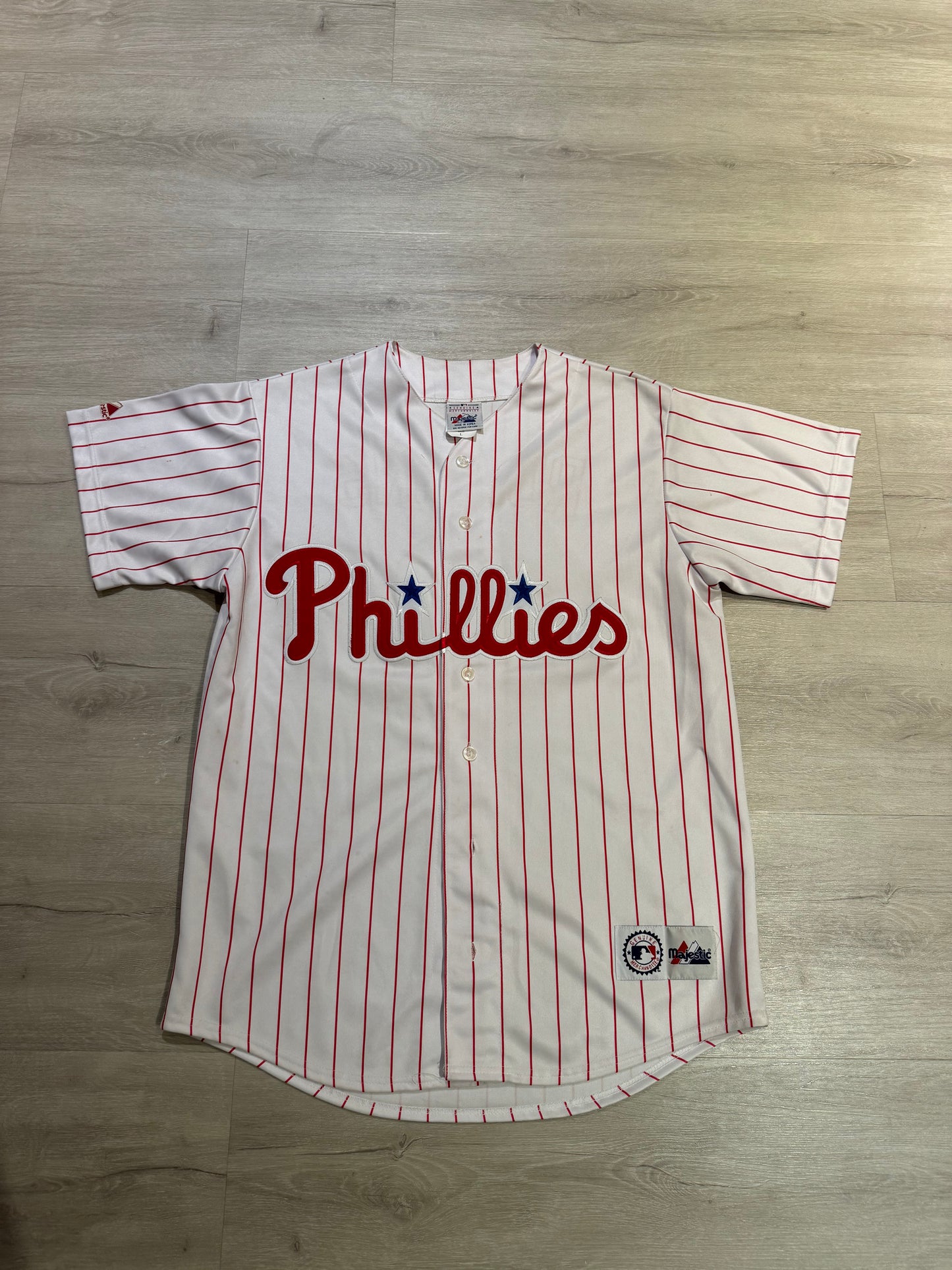 Vintage Philadelphia Phillies Jimmy Rollins Authentic Rookie Jersey