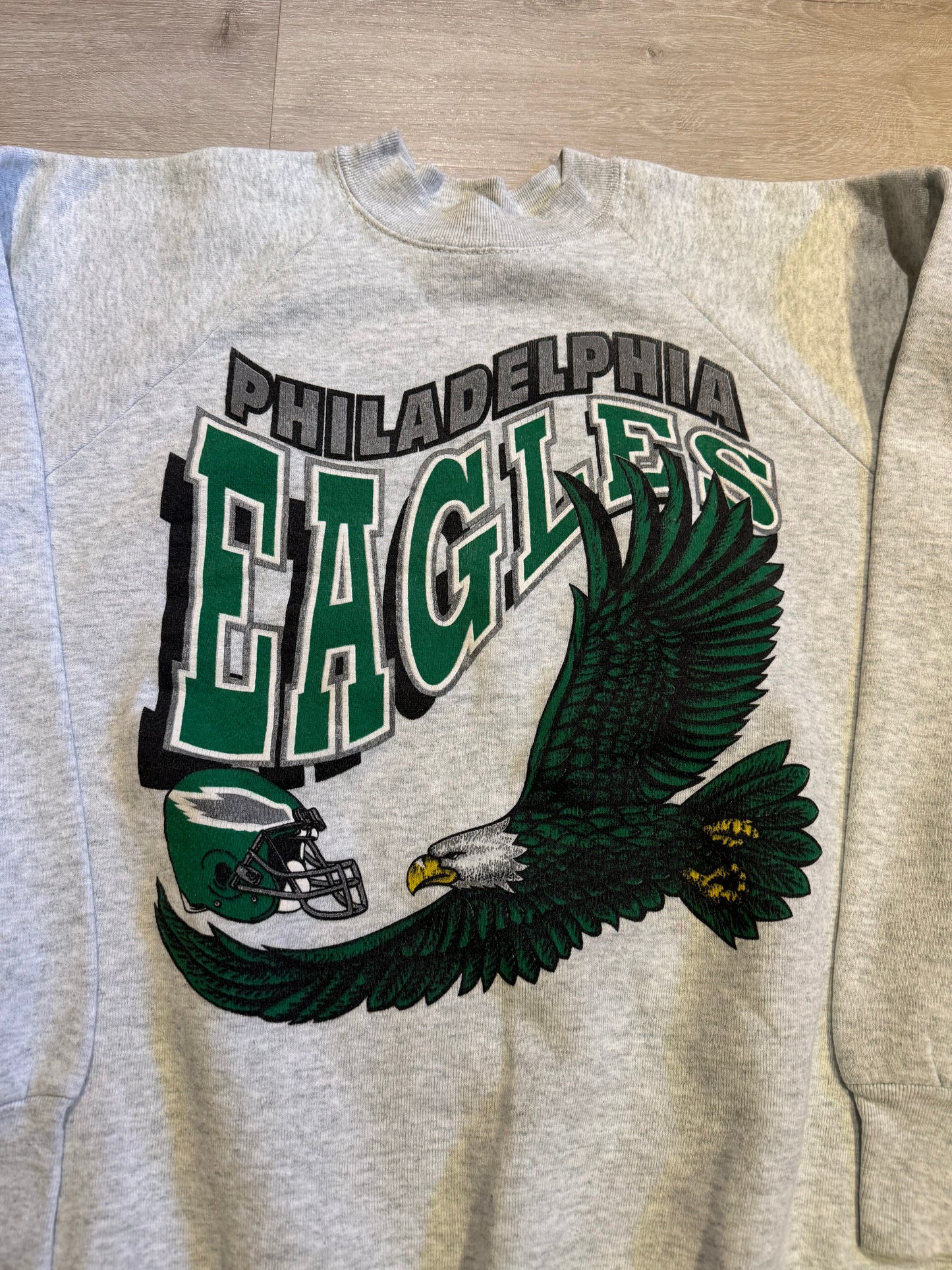 Philadelphia Eagles Vintage Gray Crewneck #1003