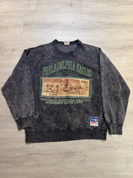 Vintage Philadelphia Eagles Nutmeg stone washed crewneck